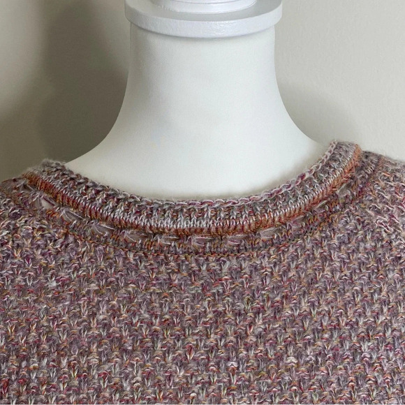 HINGE Sweater Womens Faux Wrap V-Neck Back Long Sleeve Lightweight Cozy … - Picture 3 of 9